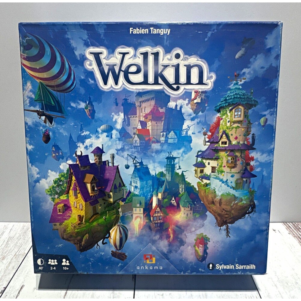 Ankama Welkin Fantasy Board Game 2-4P Ages 10+ Complete Game